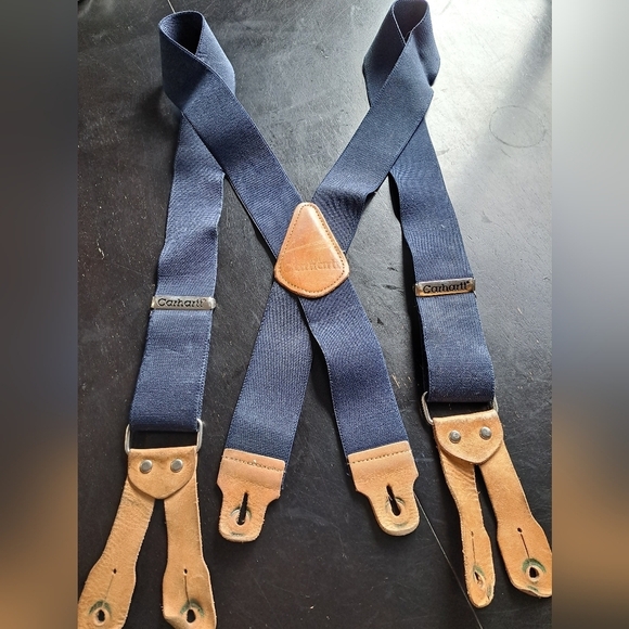 COPY - Carhartt Dungaree Suspenders 2" Work/Utility/Hunting - Picture 1 of 5